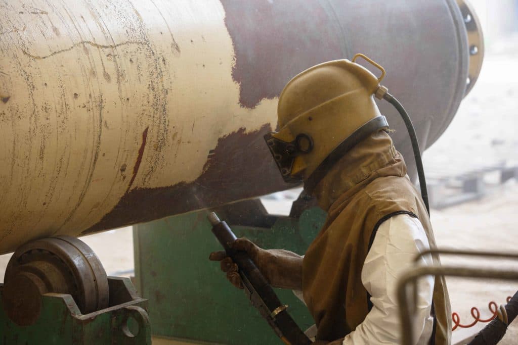 ProStrip Sandblasting feature